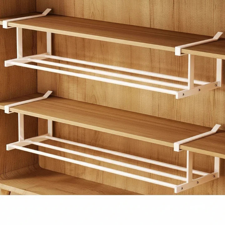 Under-shelf storage without drilling – adjustable 30–50 cm | Stornfield