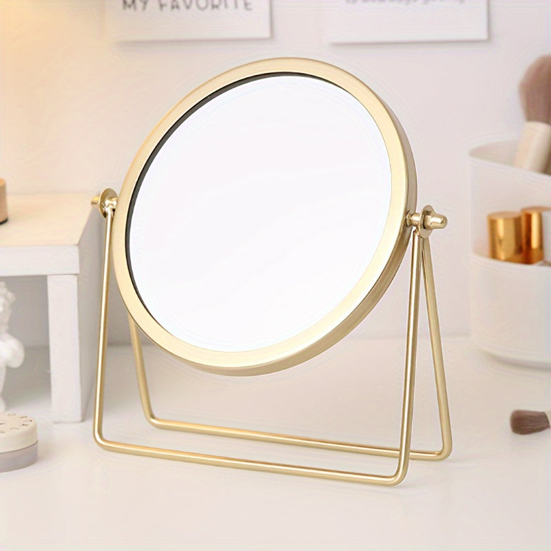 VintageGlow – Adjustable Makeup Mirror with Iron Frame Stornfield