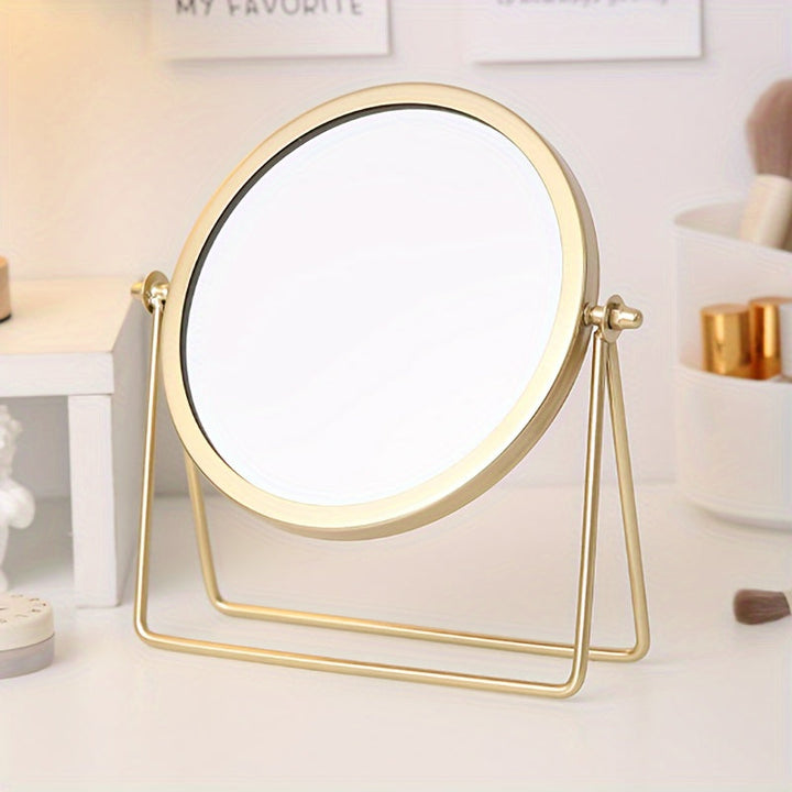 VintageGlow – Adjustable Makeup Mirror with Iron Frame Stornfield