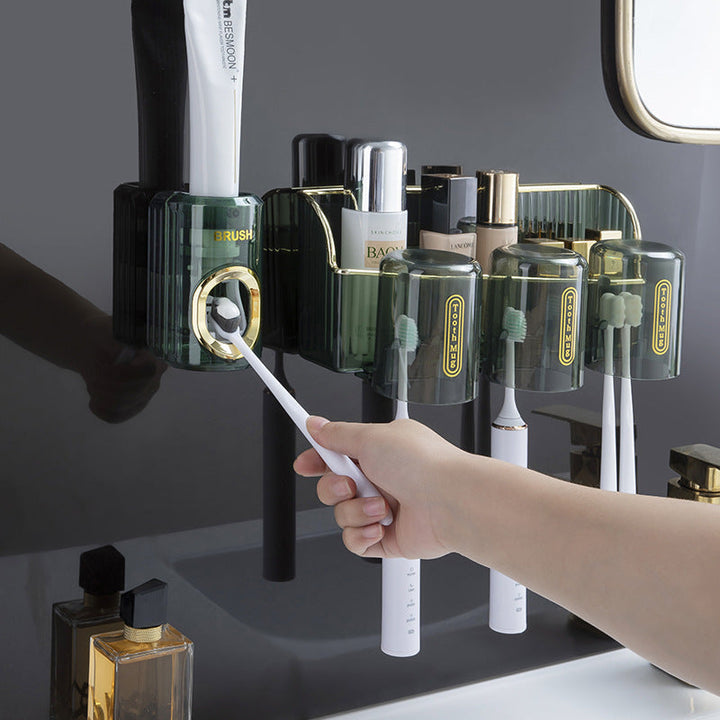 Automatic pressure-free toothpaste dispenser. | Stornfield