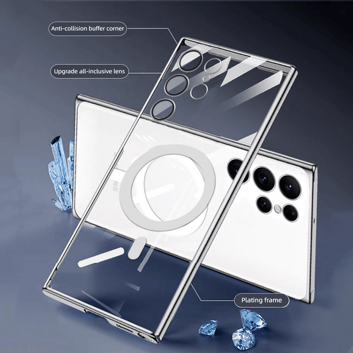 Stornfield | Luxury Transparent Magnetic Cover for Samsung