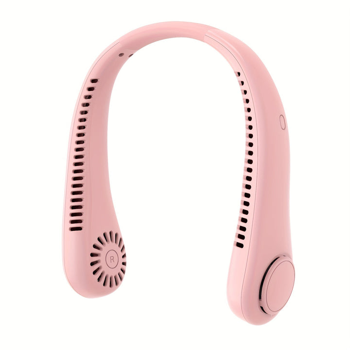 1pc Portable Neck Fan Electric Wireless Fan Rechargeable USB Mini Fan Bladeless Personal Fan Hanging Neck Cooler For Outdoor Sports | Stornfield