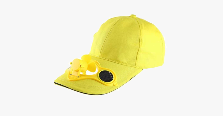 Solar Powered Cooling Fan Hat | Stornfield