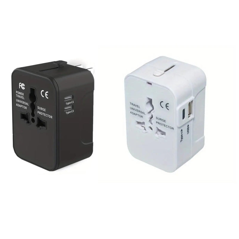 Universal travel adapter with dual USB ports | Stornfield