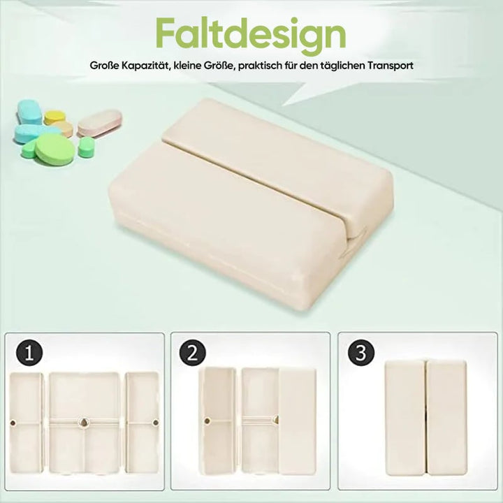 Compact Magnetic Pill Organizer | Portable, Safe Storage | Stornfield