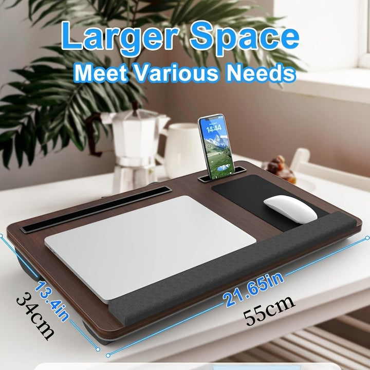 Ergonomic Laptop Holder with Wrist Support and Device Slots | Stornfield