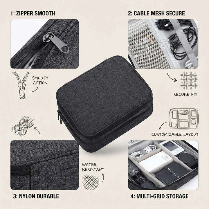 Stornfield Triple Layer Tech Organizer