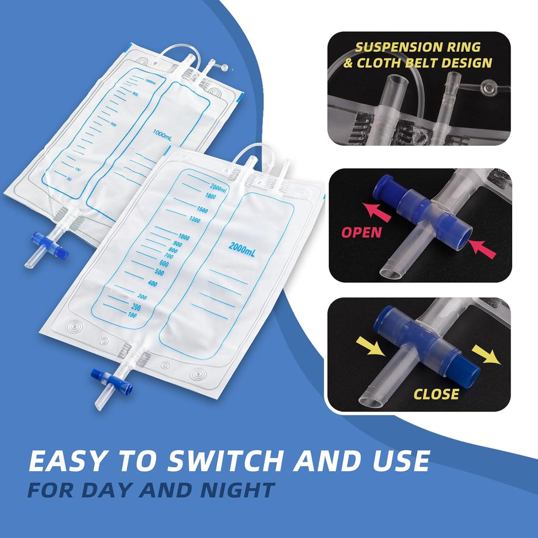 Stornfield | Medical grade portable reusable urine drainage bag
