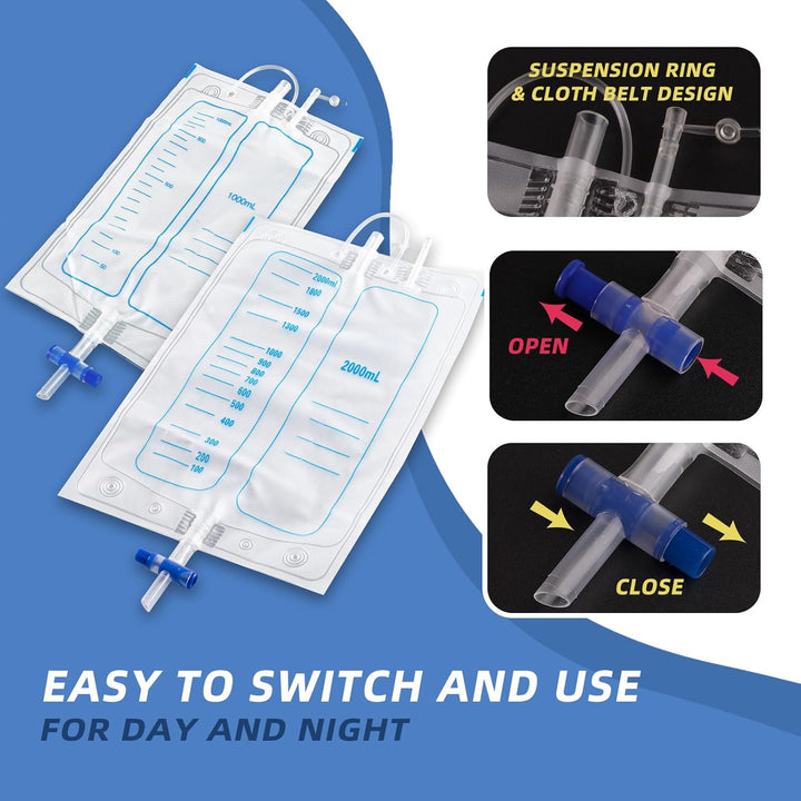 Stornfield | Medical grade portable reusable urine drainage bag
