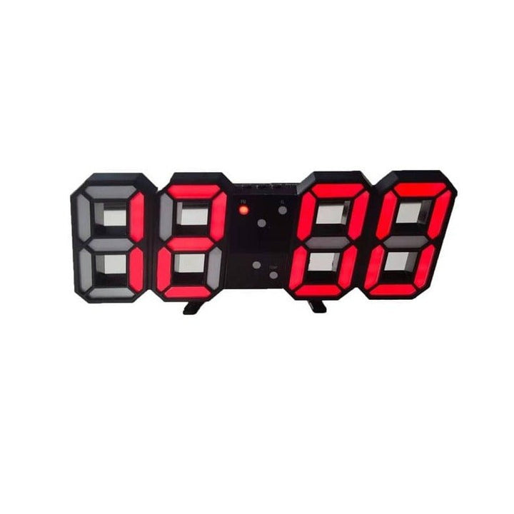 ClariTime 3D LED Wall Clock — Recognize your stress-free time in radiant clarity at any time | Stornfield