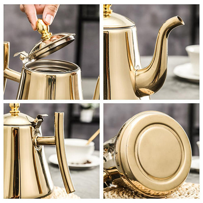 Stainless Steel Tea Kettle with Removable Infuser 1.0L 1.5L 2.0L | Stornfield