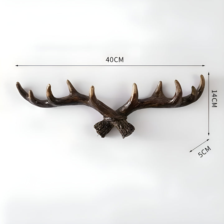 Antler Wall Hook – Retro Design for Coats and Jackets | Decorative Coat Hook | Stornfield