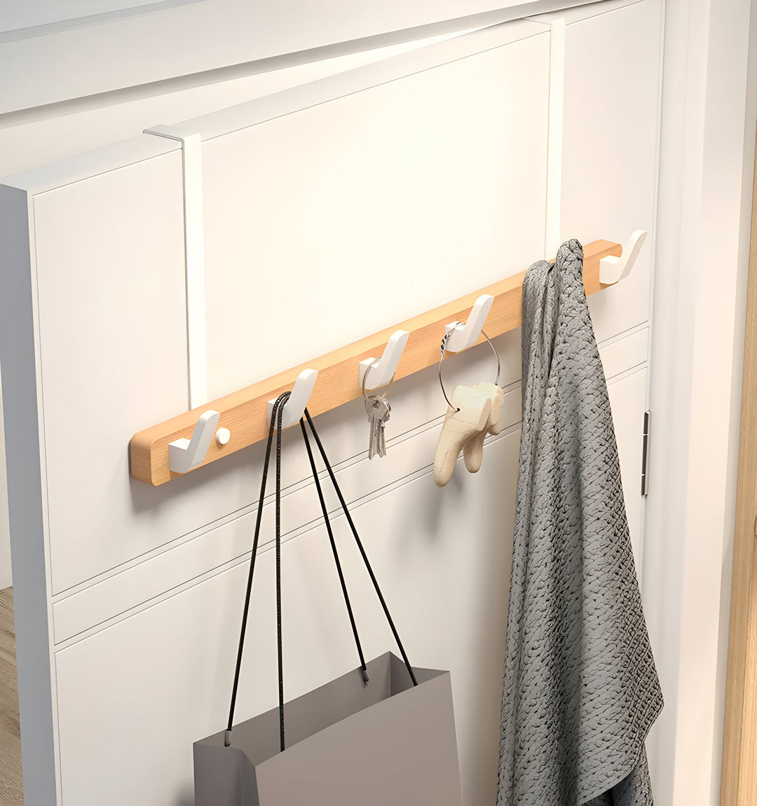 WalnutWisp Hook – Walnut Wood Wall Hook | Stornfield