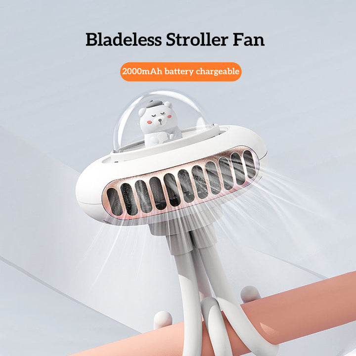 Portable Rechargeable Folding Stroller Fan | Stornfield