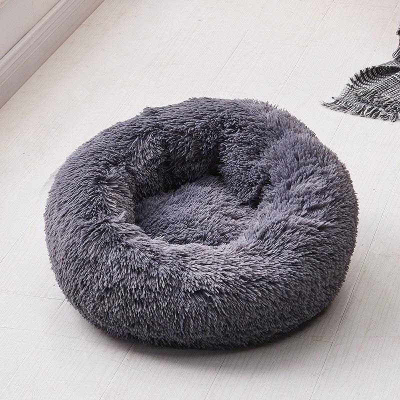 Stornfield | PawNest Soothing Donut Cat Bed | Round Plush Kennel | Stress-Reducing and Comfortable | Perfect for Cats and Small Dogs