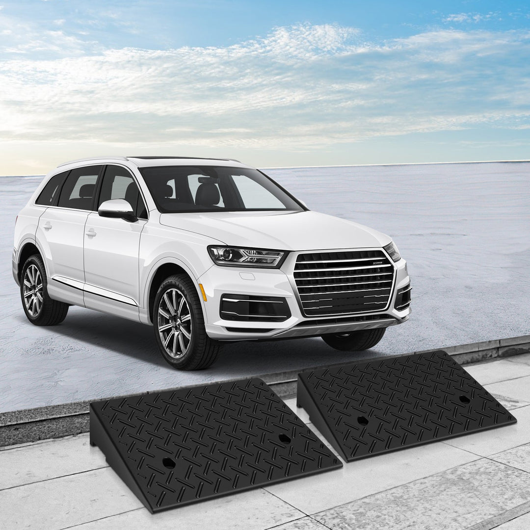 2 Piece Curb Ramp Rubber Access Ramp 3T | Stornfield