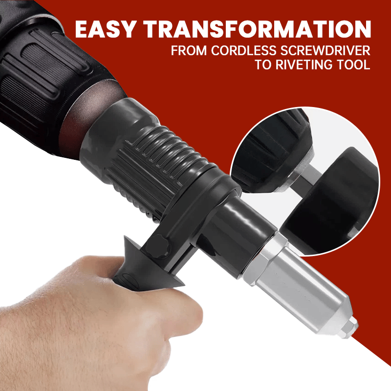 ProGrip — Turn your cordless screwdriver into a precise power machine for effortless riveting without exhaustion | Stornfield