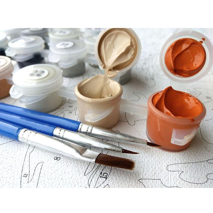 The Cabin By the Lake - Van-Go Paint-By-Number Kit | Stornfield