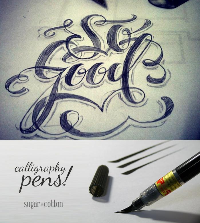Brush calligraphy pens - 3 pieces | Stornfield