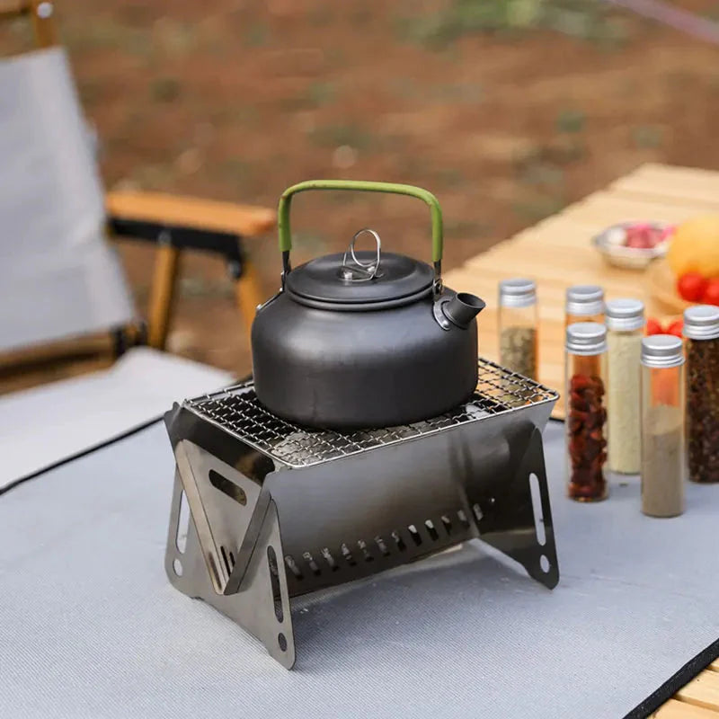 Camping Barbecue Grill Portable Folding Stainless Picnic BBQ Rack | Stornfield