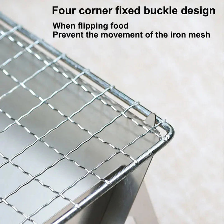 Camping Barbecue Grill Portable Folding Stainless Picnic BBQ Rack | Stornfield