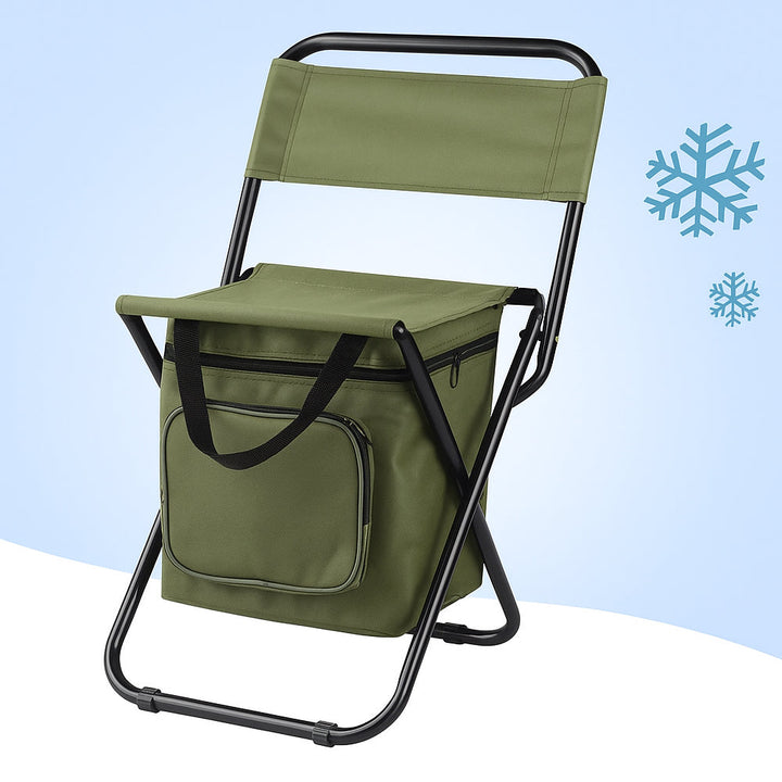 ChillPack Outdoor Chair – Folding Camping Chair with Backrest and Integrated Cooler Bag | Stornfield