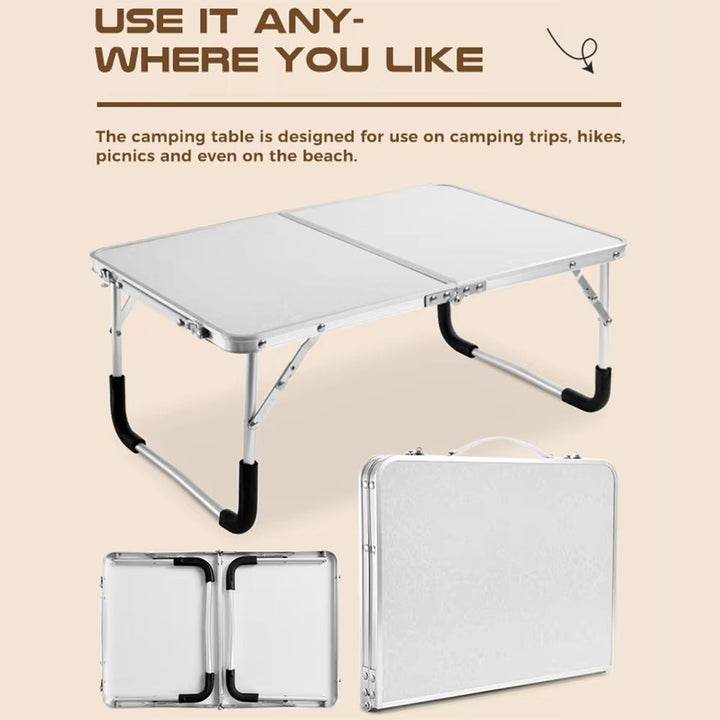 Foldable lightweight camping table made of aluminum | Stornfield