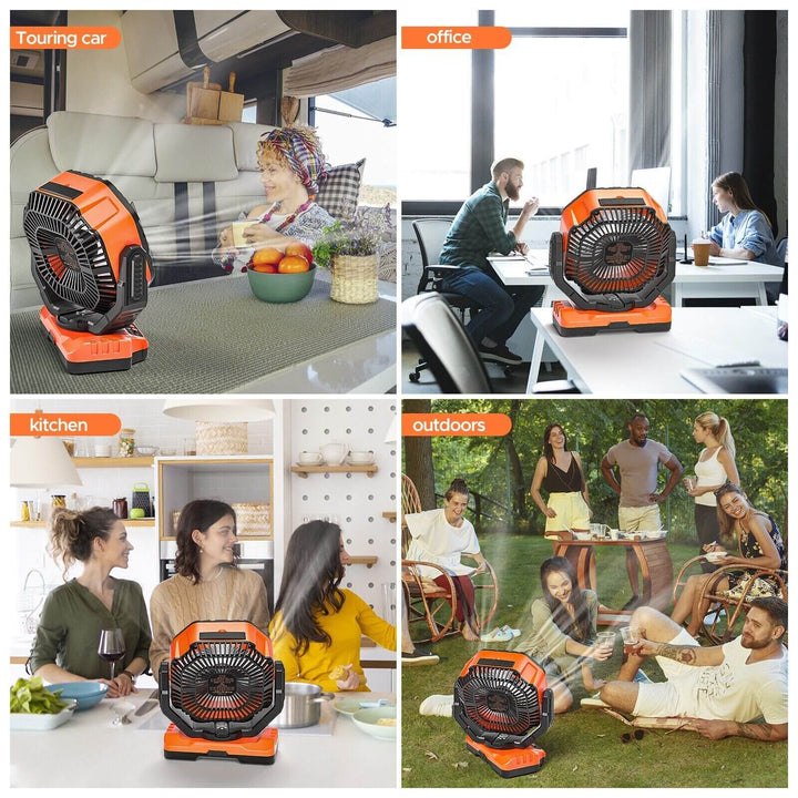 3 In 1 Cordless Camping Fan | Stornfield