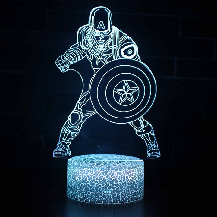 Stornfield | Marvel Captain America Battle 3D Lamp