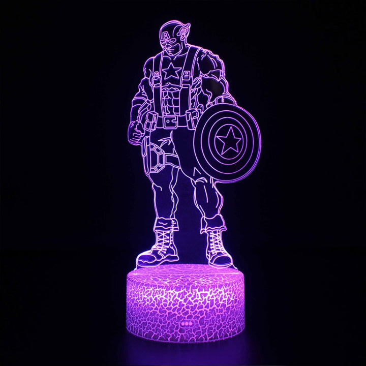 Stornfield | Marvel Captain America 3D Lamp