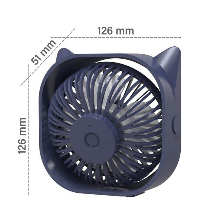 Portable Small Car Seat Cooling Fan 12V | Stornfield