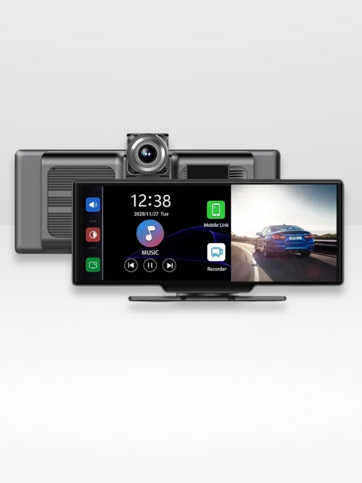 Stornfield | Wireless CarPlay Screen with Built-in 4K Dashcam & Optional Rear Camera – 10.26" IPS Display