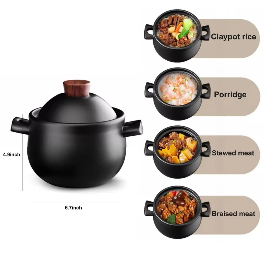 Casserole Stew Pot Ceramic Cookware Soup Cooking Pot Kitchen Crock Pot | Stornfield