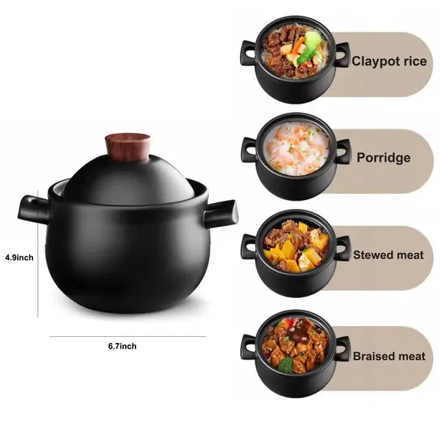Casserole Stew Pot Ceramic Cookware Soup Cooking Pot Kitchen Crock Pot | Stornfield