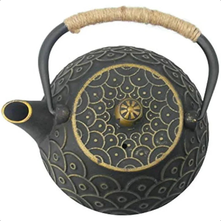 Cast Iron Teapot with Stainless Steel Infuser Loose Leaf Tea Kettle | Stornfield