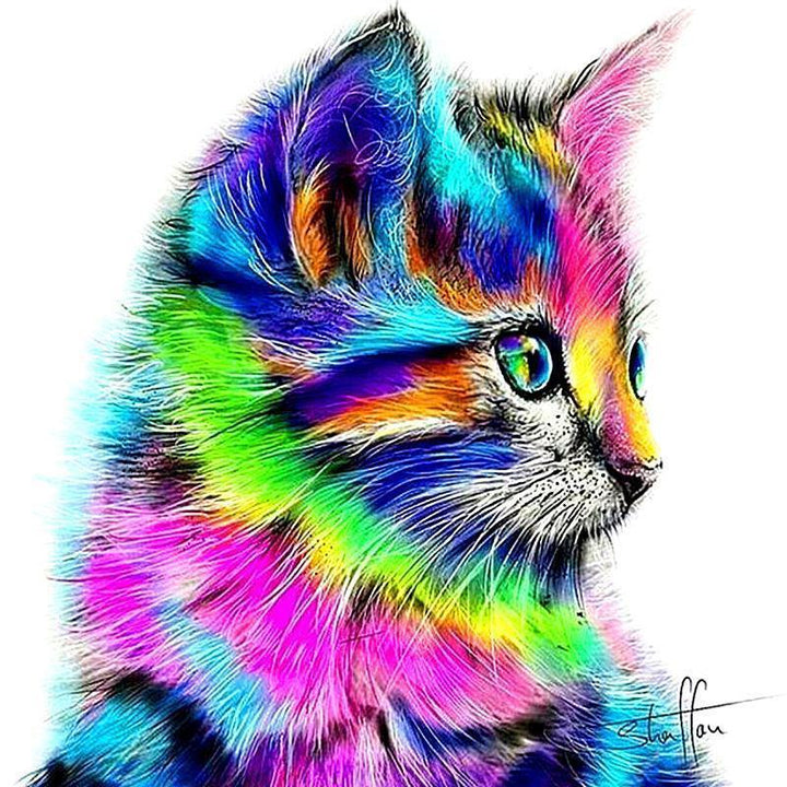 Rainbow Kitten - GemPaint Kit | Stornfield