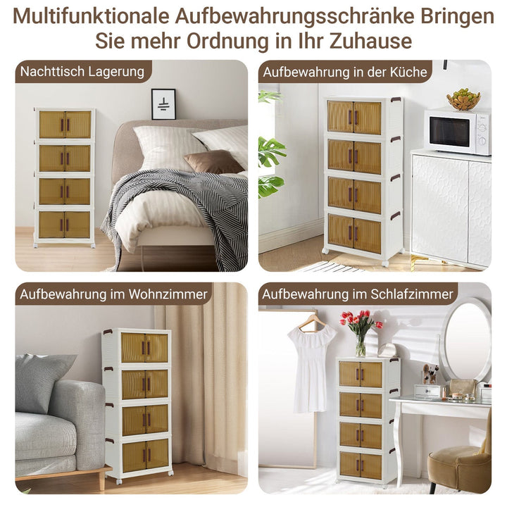 Storage box lockers with doors & wheels | Stornfield