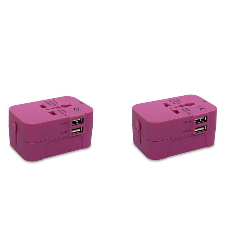 Universal travel adapter with dual USB ports | Stornfield