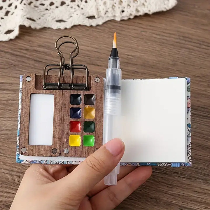 Stornfield | Portable Watercolor Paint Box Set with 24 Colors