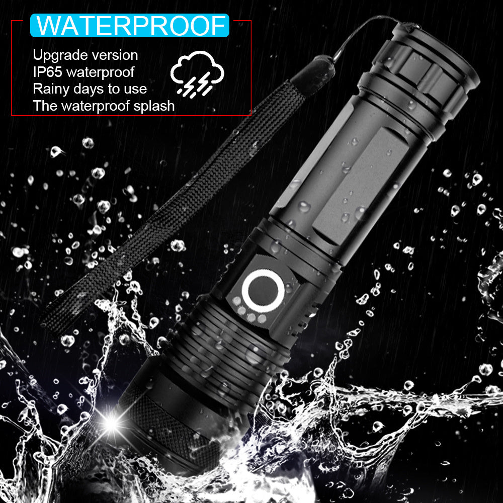 Stornfield | High Power LED Flashlight 30000-5000 Lumens, Waterproof