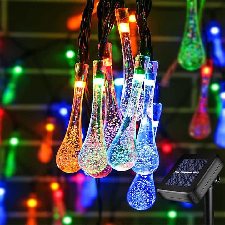 8 Modes Water Drop Solar Lights | Stornfield