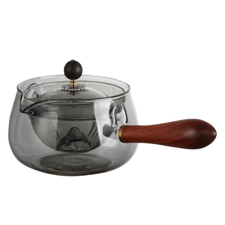 Rotary Glass Teapot with Infuser. | Stornfield