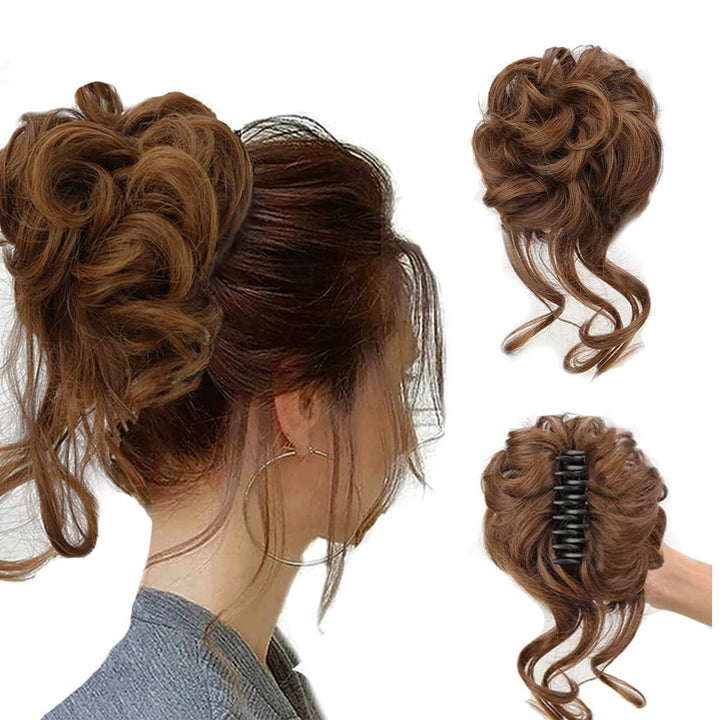 Curly Bun Hair Claw Clips Stornfield