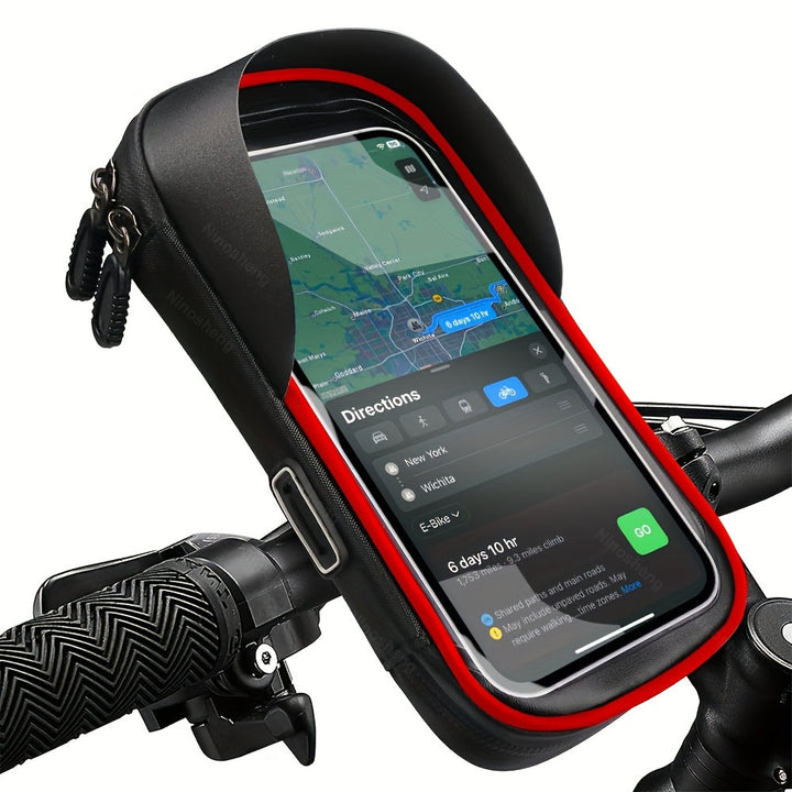 Waterproof Phone Holder for Bicycle and Motorcycle – 360° Rotatable and Suitable for 4.5–6.4 inch | Stornfield