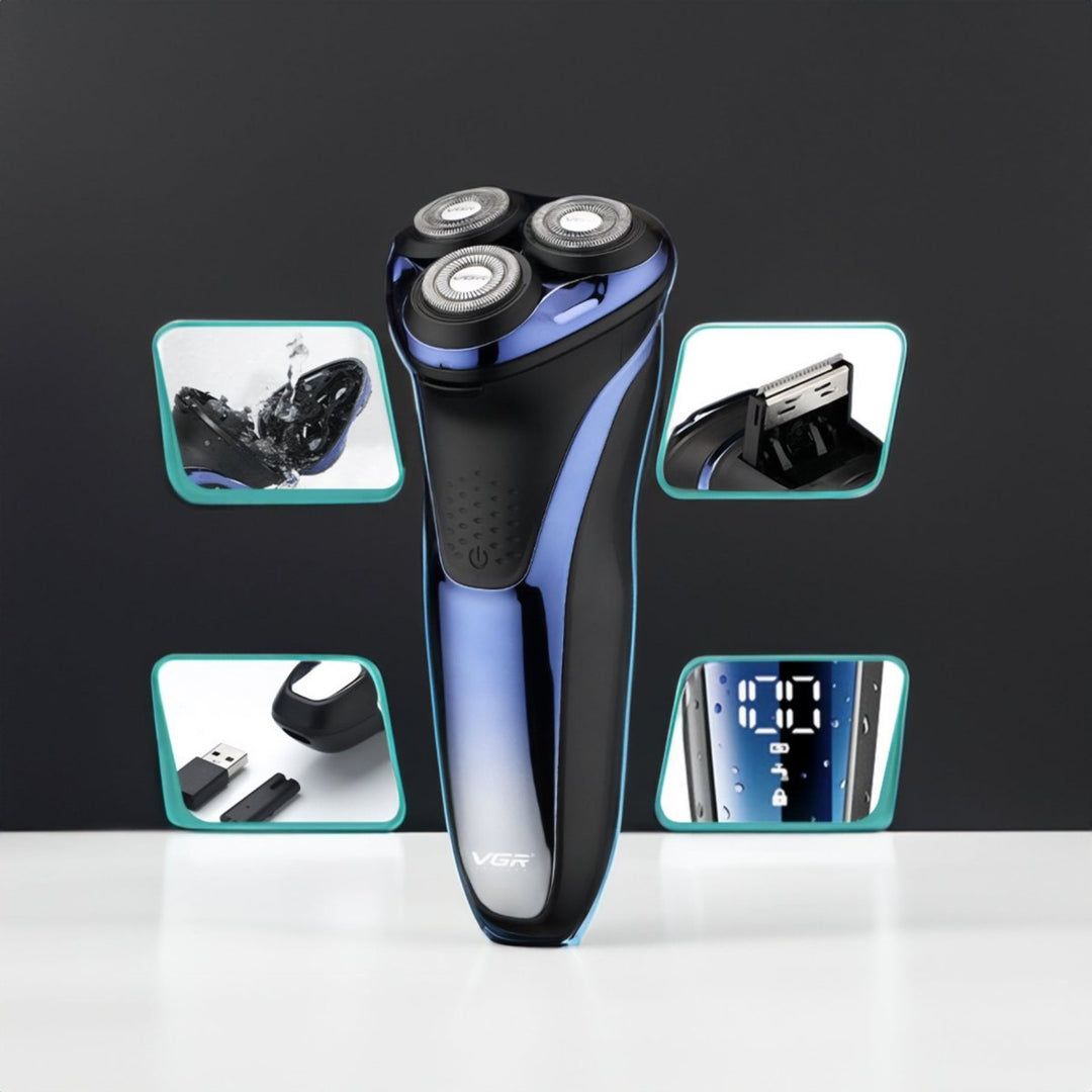 Stornfield | Men’s Waterproof Electric Shaver | 3D Flexible Heads, Fast Charging & Ideal for Daily Grooming