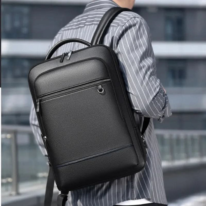 Stornfield | MobilLux Leather Rucksack – For work, travel & modern mobility