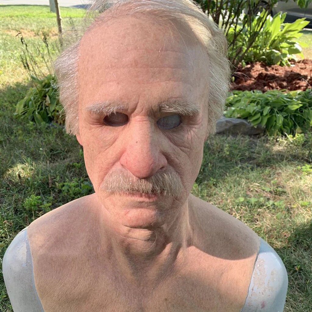 Creepy Old Man Mask – Realistic Latex Halloween Mask for Adults | Stornfield