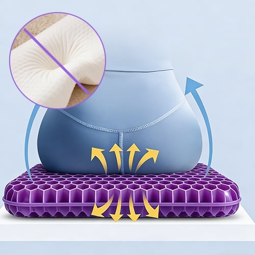 Gel seat cushion for comfortable sitting | Stornfield