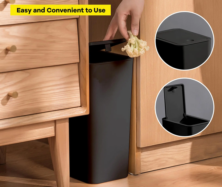 EcoPress 10L Bathroom Trash Can Stornfield