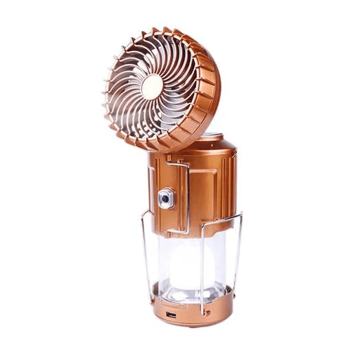Portable Stretchable Solar Lithium Battery Electric Fan + Emergency Light | Stornfield